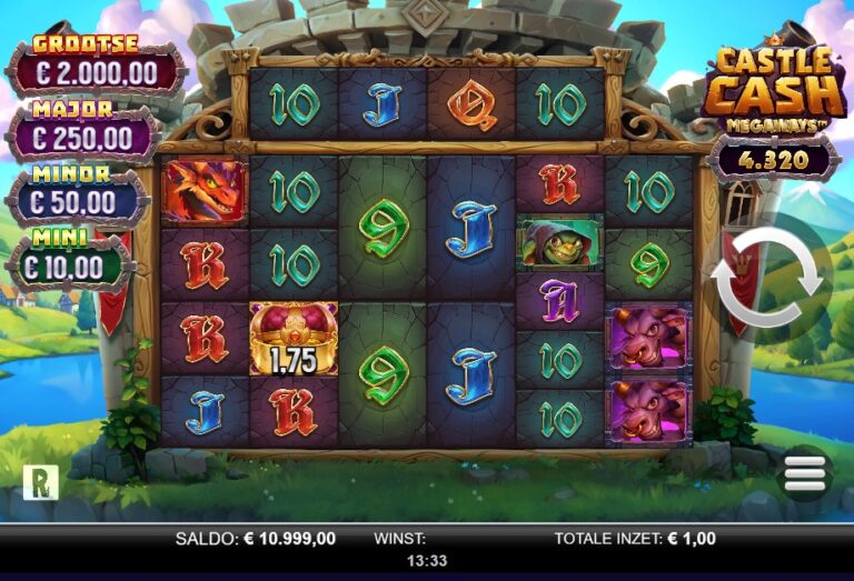 Screenshot 2 van Castle Cash Megaways